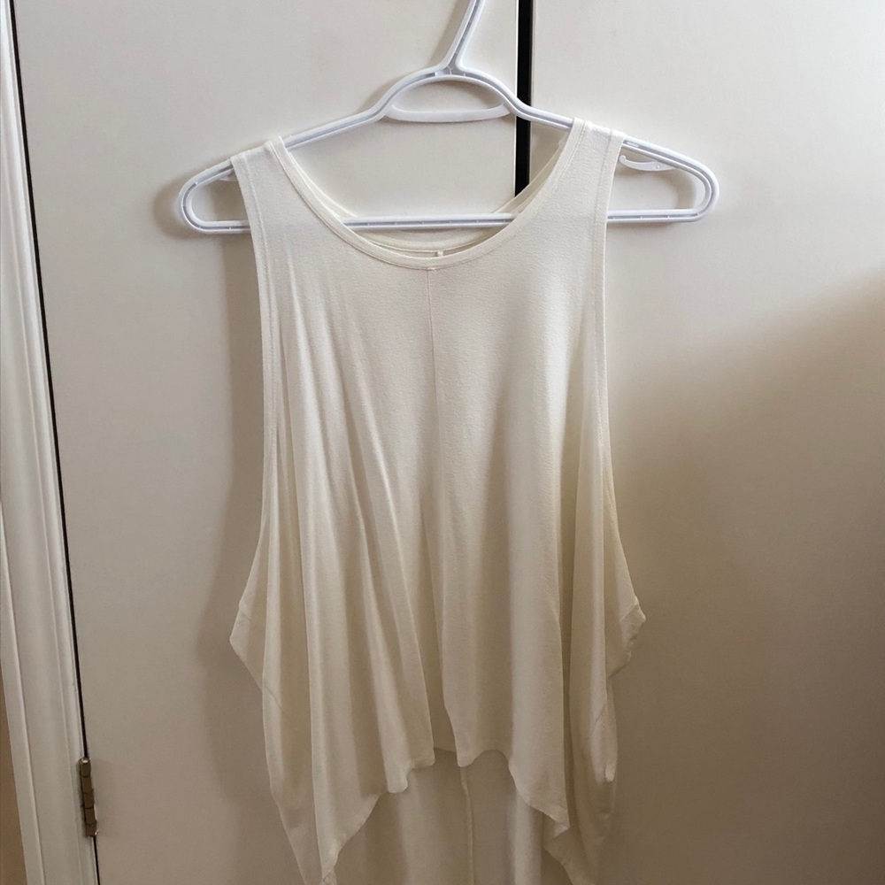 Zara off white tank top